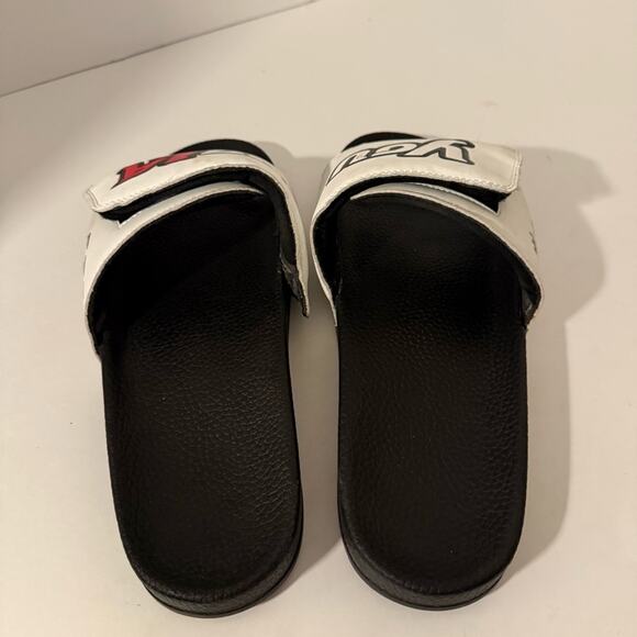 YOUNGLA streetwear vacation spring break Velcro closure sandal slides 44 - Picture 3 of 4